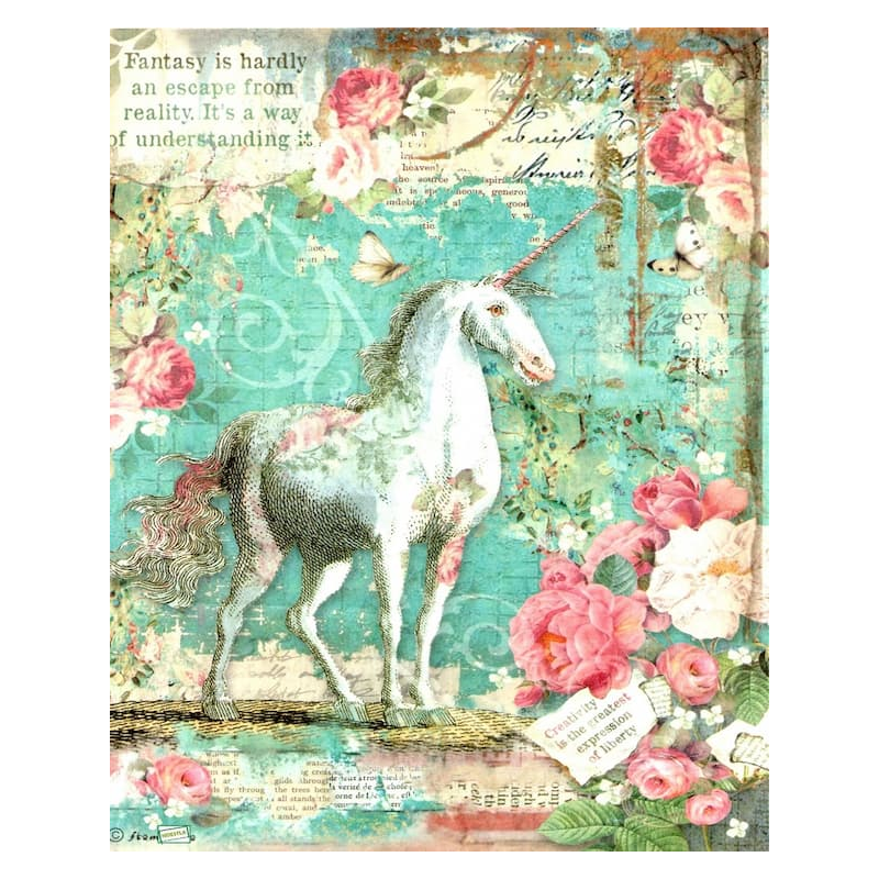 1 papier de riz Chevaux-STA1