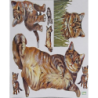 1 papier découpage Chats -D2