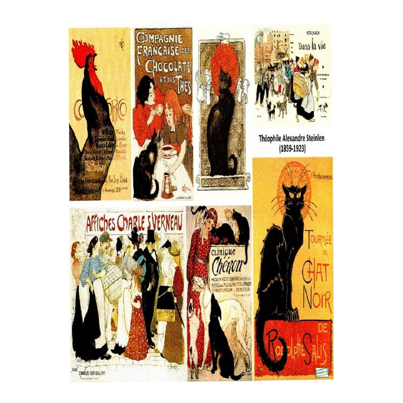 1papier à découper Chats-D289