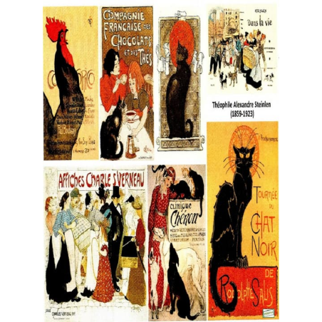 1papier à découper Chats-D289