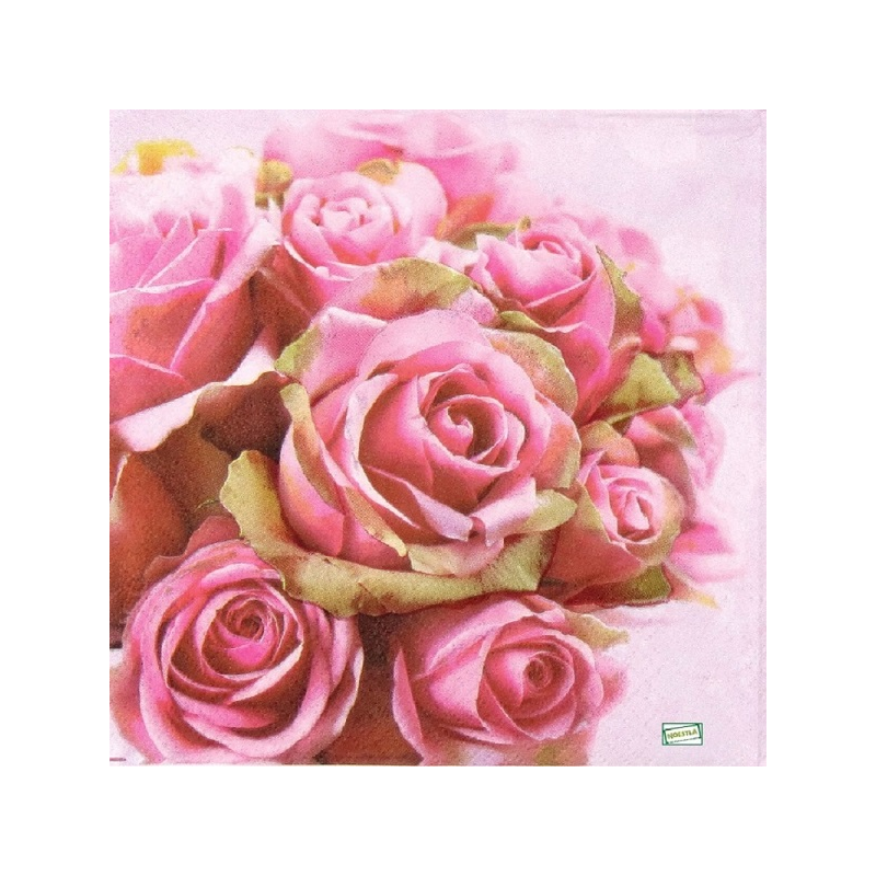 1serviette papier Les Roses-88