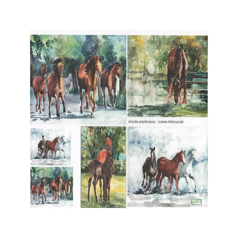 papier à découper Chevaux-D222