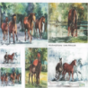 papier à découper Chevaux-D222
