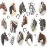 1 Papier découpage Chevaux -D364