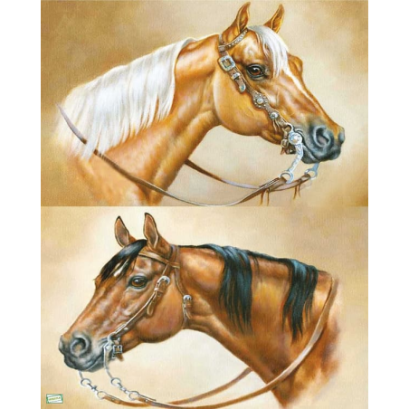 1Papier découpage Chevaux-VP1