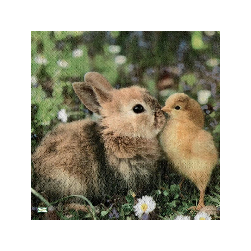 1 serviette Animaux Ferme-23