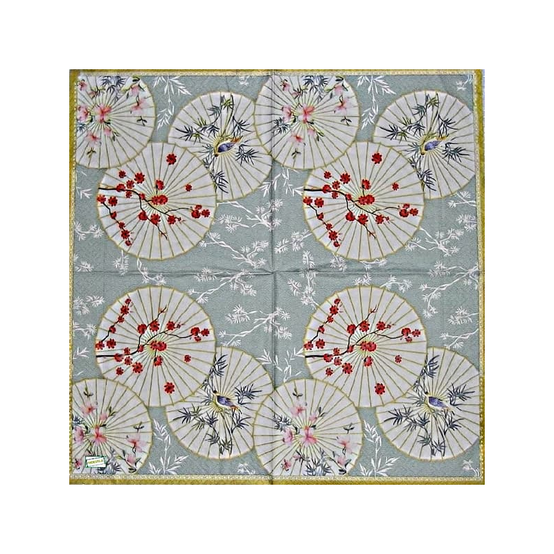 1 serviette papier Asie - 3
