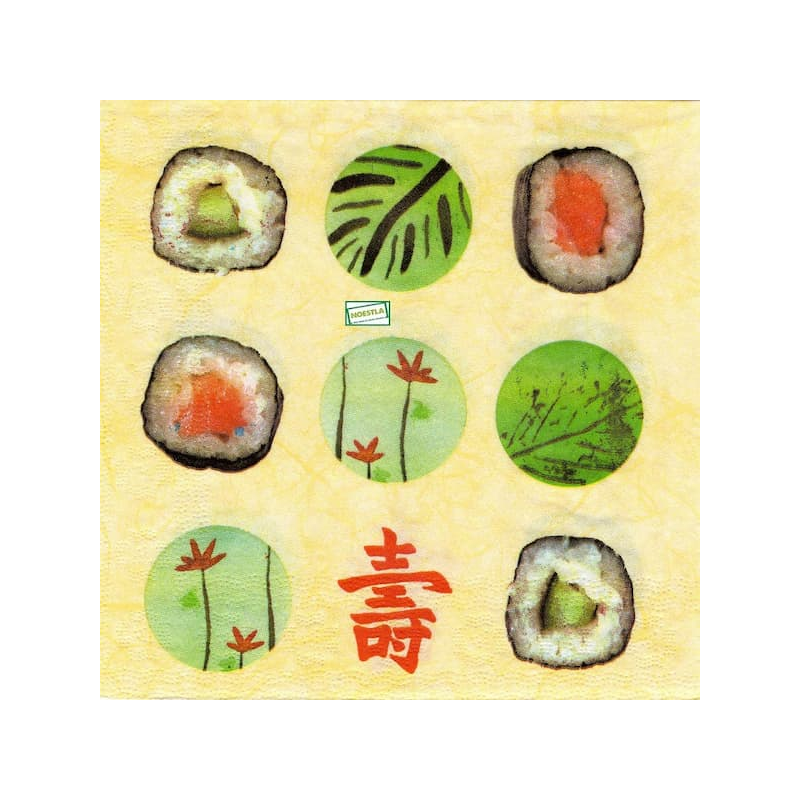 1 serviette papier Asie -29