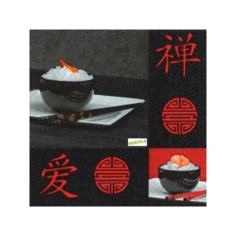 1 serviette papier Asie -97