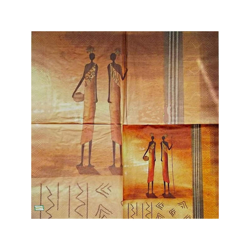 1 serviette papier Afrique-16