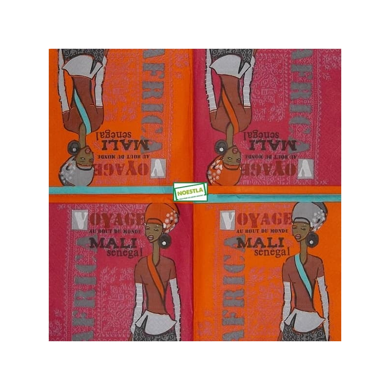 1 serviette papier Afrique-17