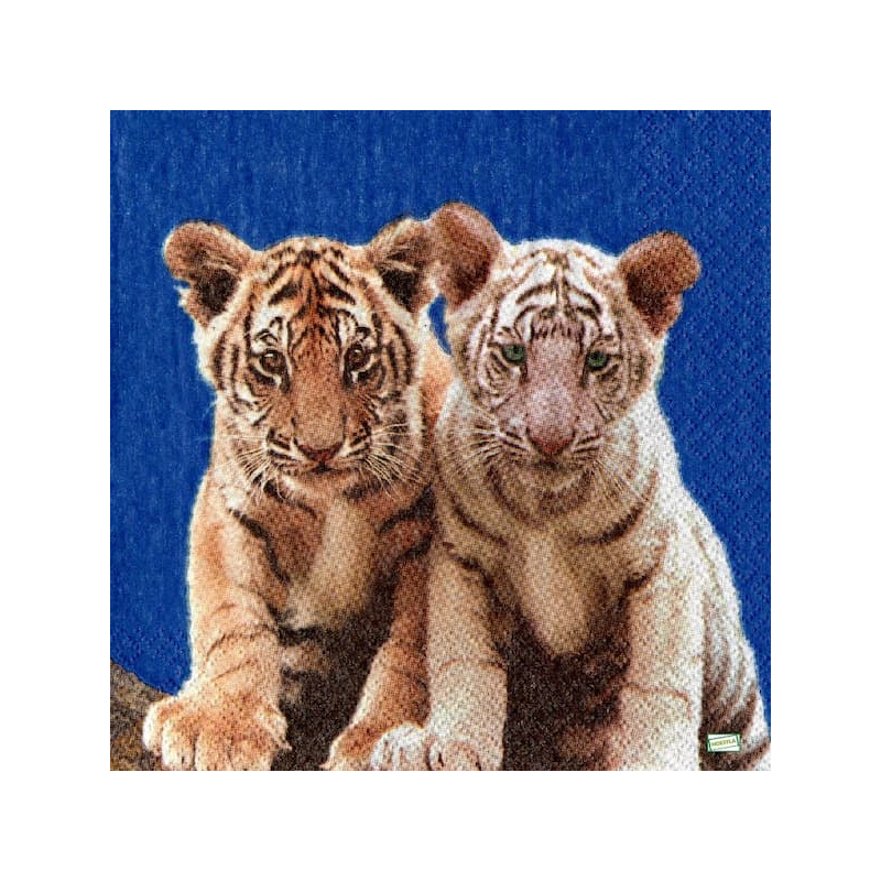 1serviette papier Tigres-1