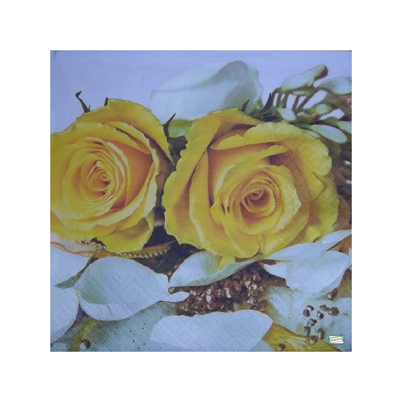 1serviette papier Les Roses-95