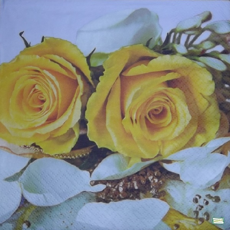 1serviette papier Les Roses-95