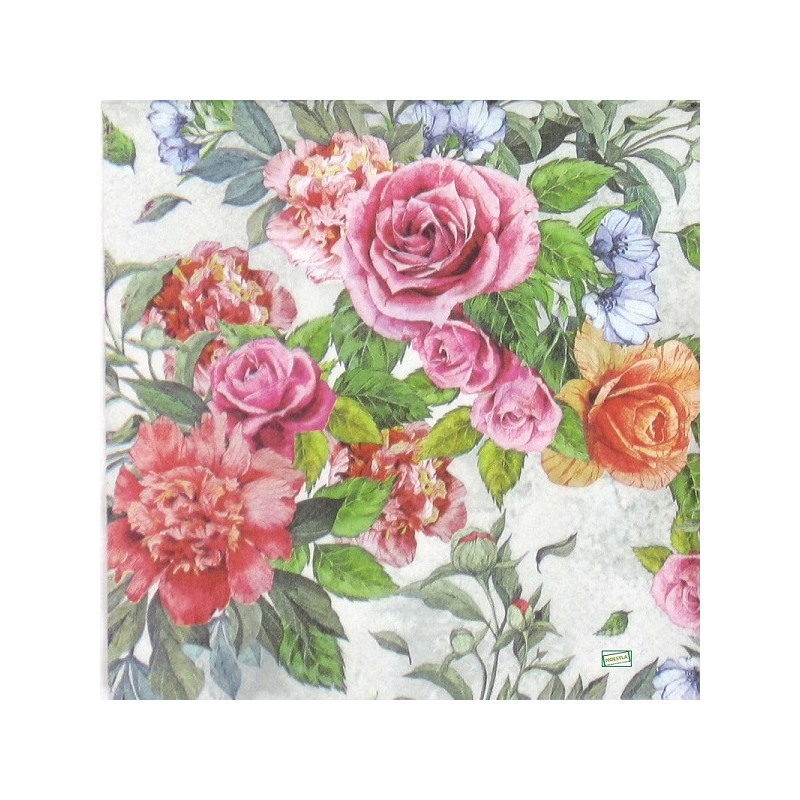 1serviette papier Les Roses-98