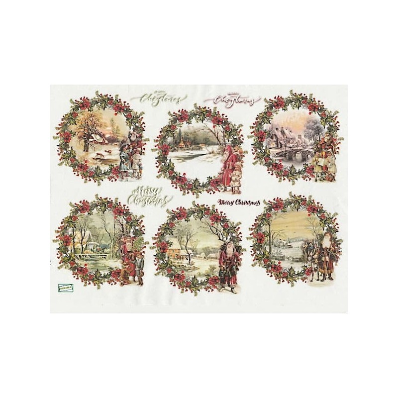 1papier riz Noêl-R328L