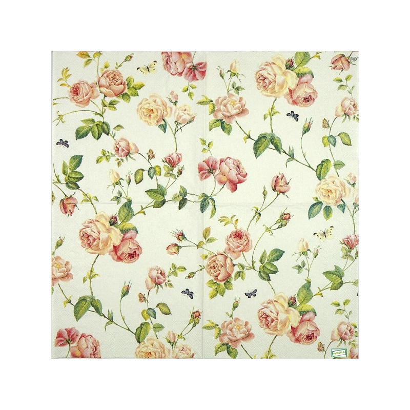 serviette papier Les Roses-102