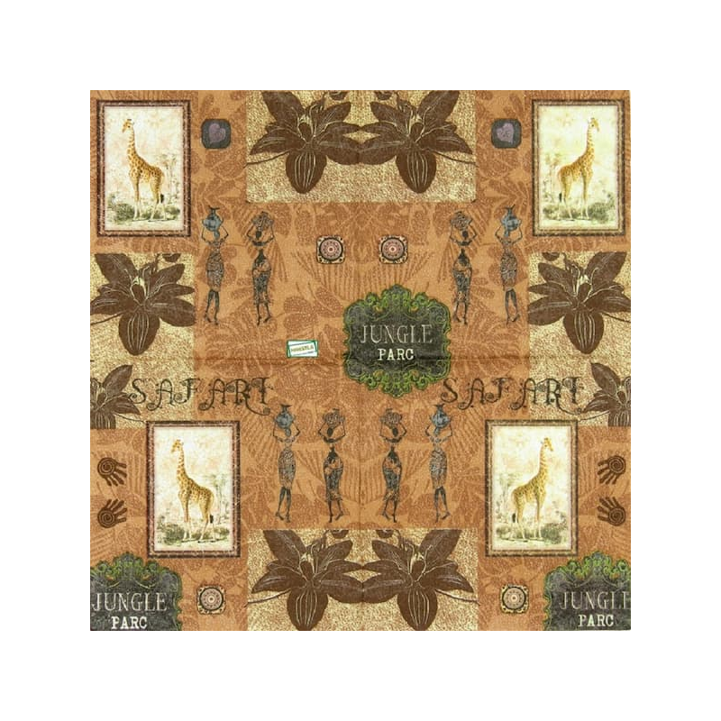 1 serviette papier Afrique-61