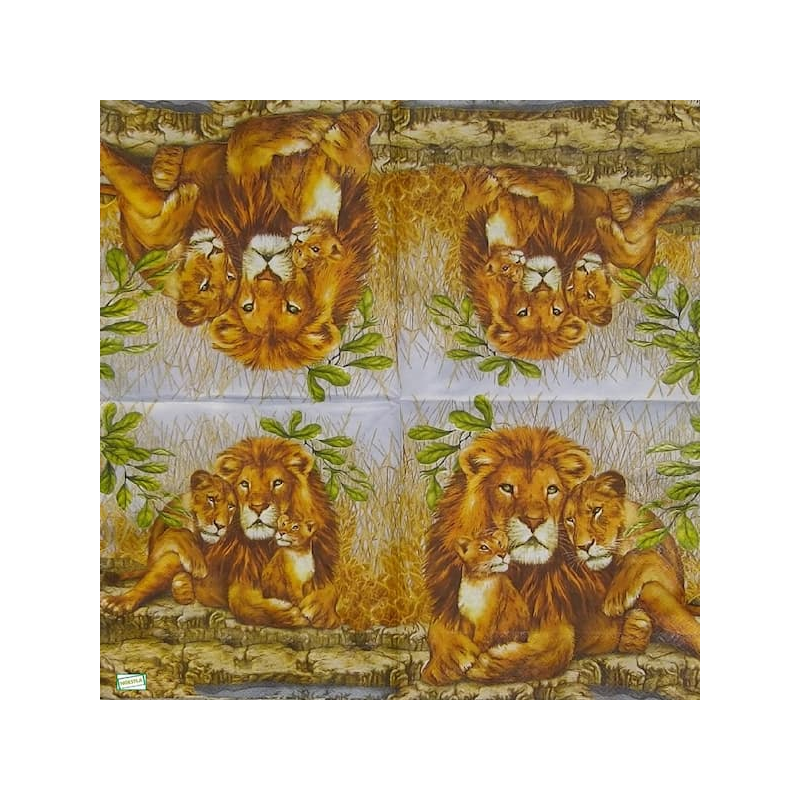 1serviette papier Lions-42