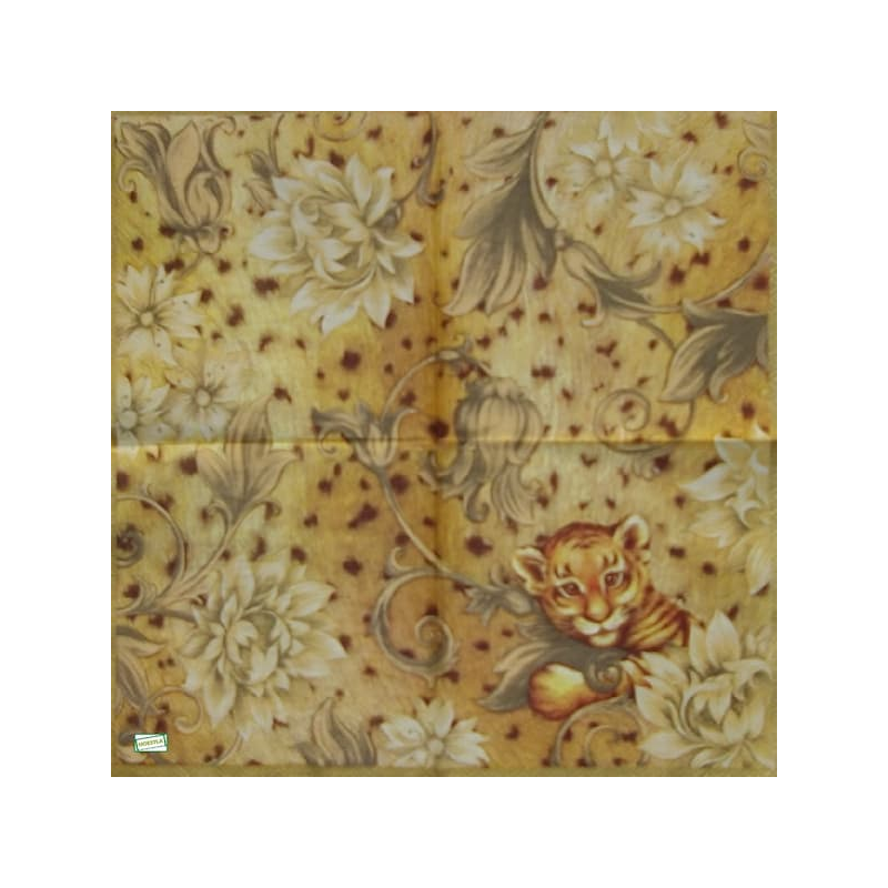 1serviette papier Lionceau-51