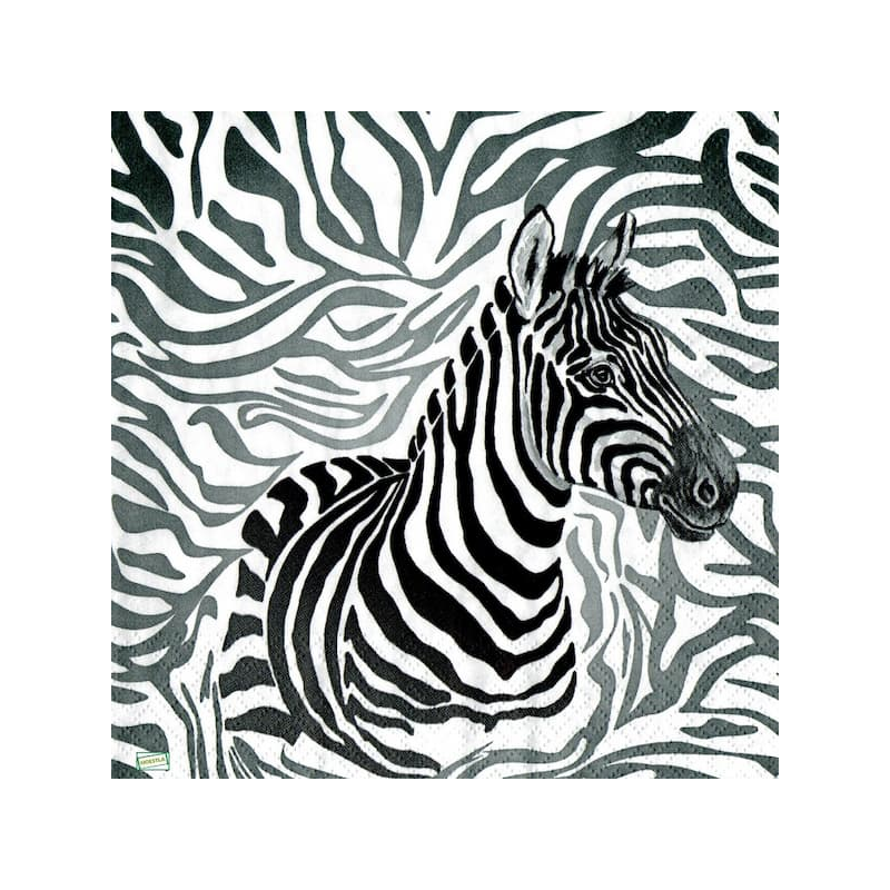 1serviette papier Zèbre-63