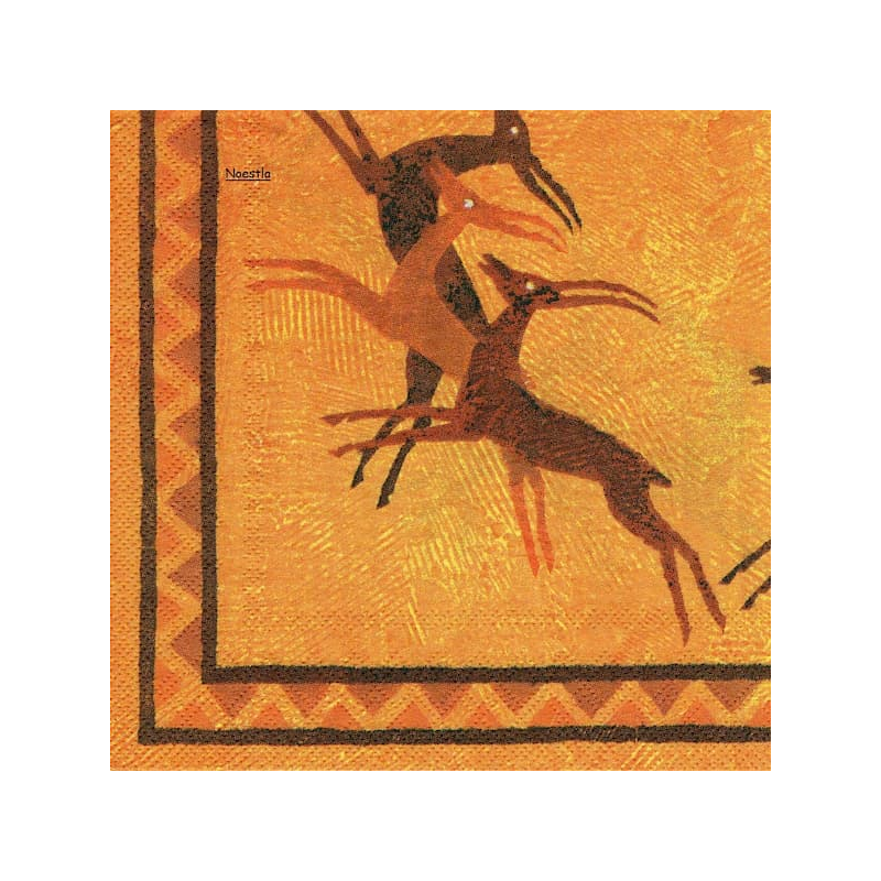 1 serviette Animaux Afrique-70