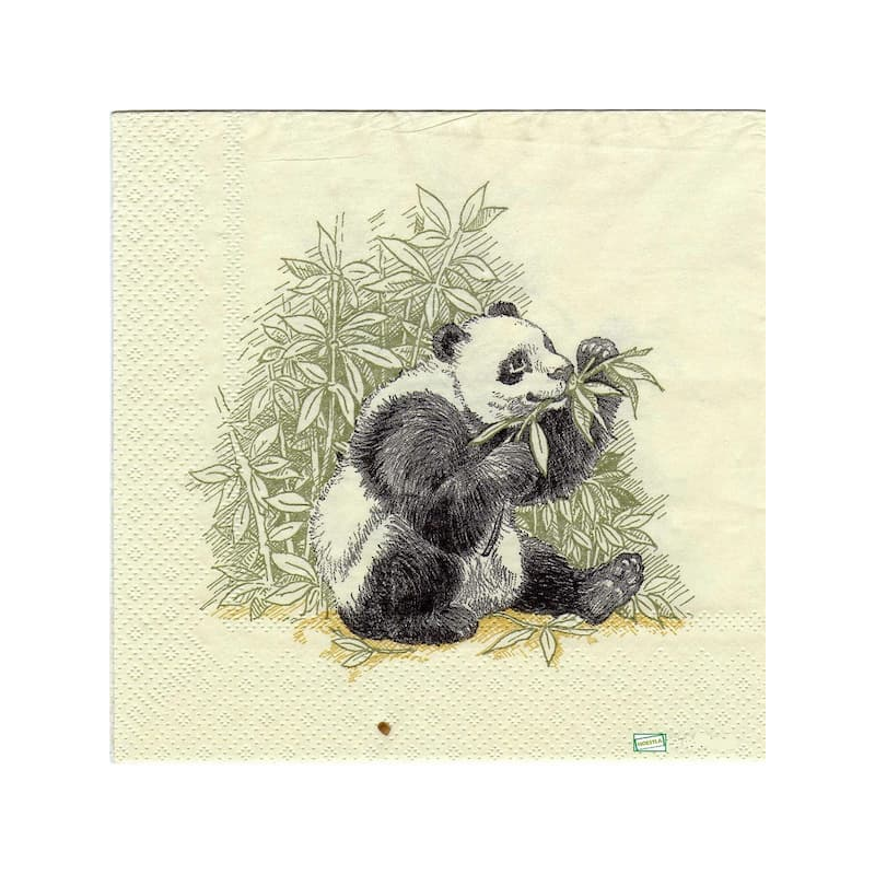 1serviette papier Panda-73