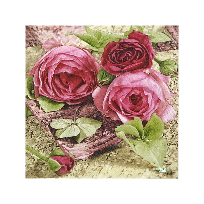 serviette papier Les Roses-107