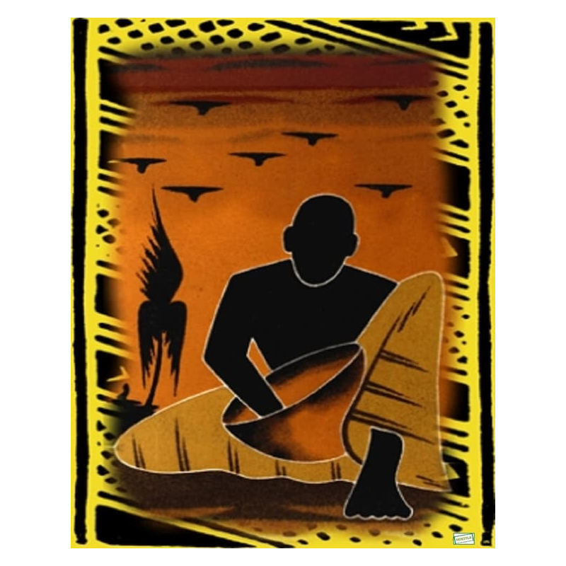 1 papier de riz Afrique -A527R