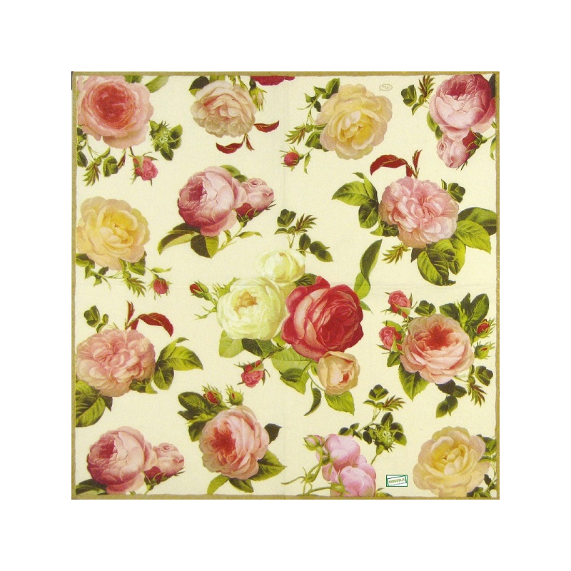 serviette papier Les Roses-108