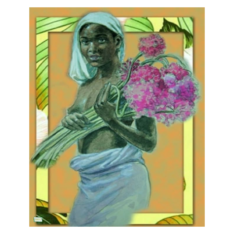 1 papier de riz Afrique -D146G