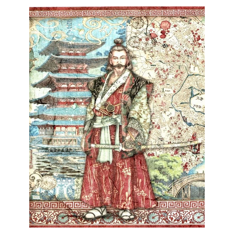 1 papier de riz Le Samourai -STA7