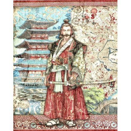 1 papier de riz Le Samourai -STA7