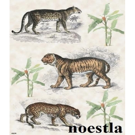 papier de riz Animaux Afrique -X26