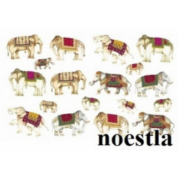 3papiers de riz Eléphants-X27