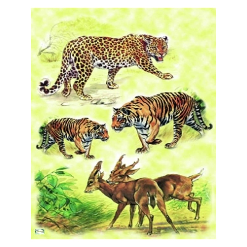 papier riz Animaux Afrique-ZAN39G