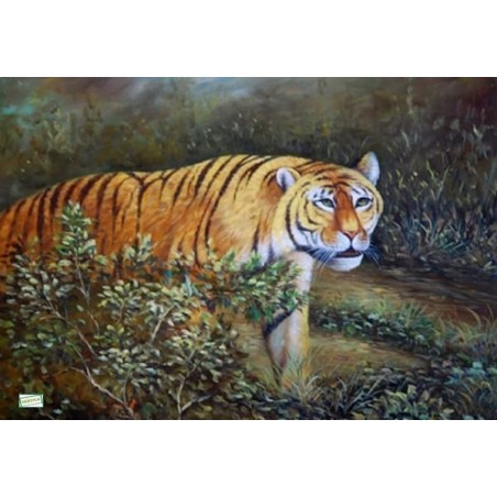 1papier de riz Le tigre-ZAN137G