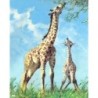 papier riz Les girafes-ZAN192G