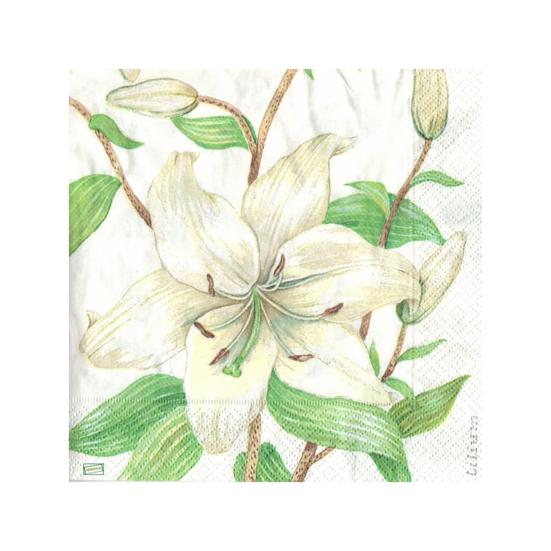 1 serviette papier Les Lys-10