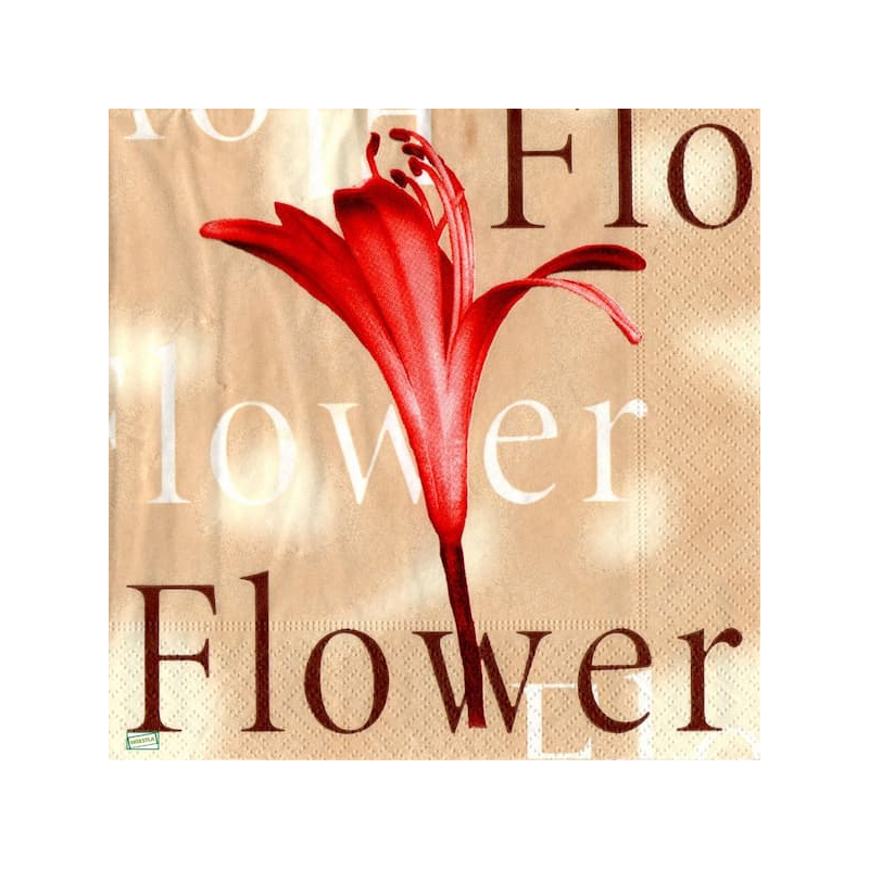 1 serviette papier Les Lys-26