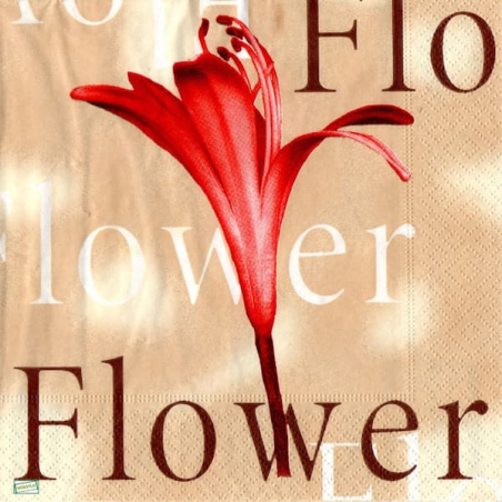 1 serviette papier Les Lys-26