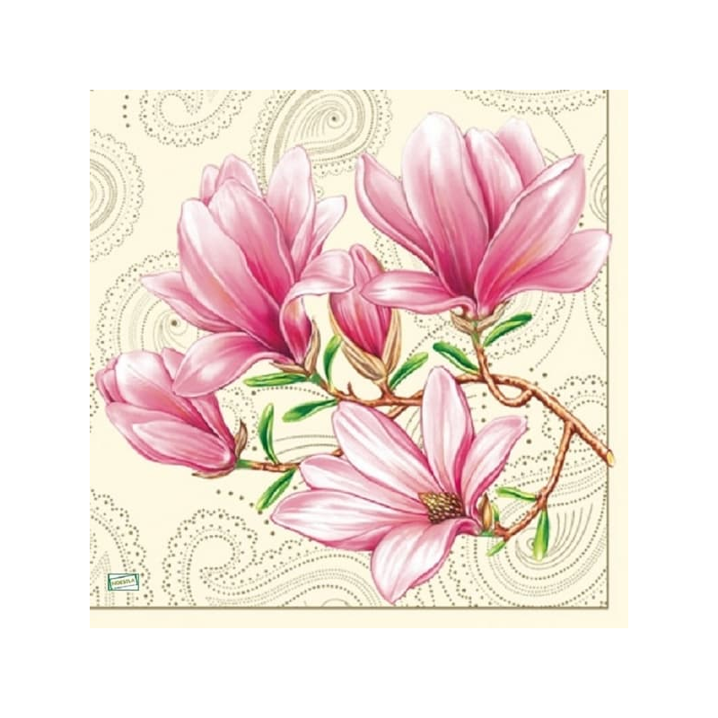 1serviette papier Orchidés-29