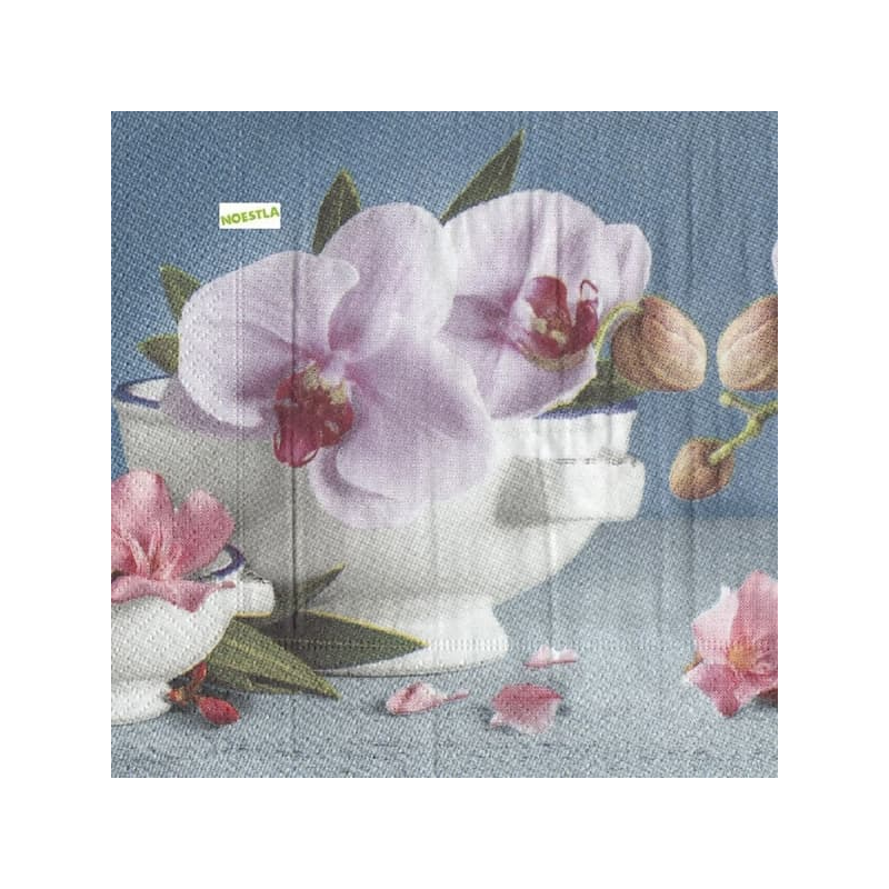 1serviette papier Orchidés-53