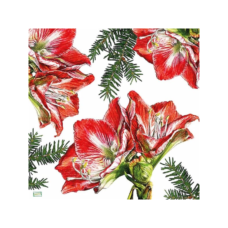 1 serviette papier Les Lys-59