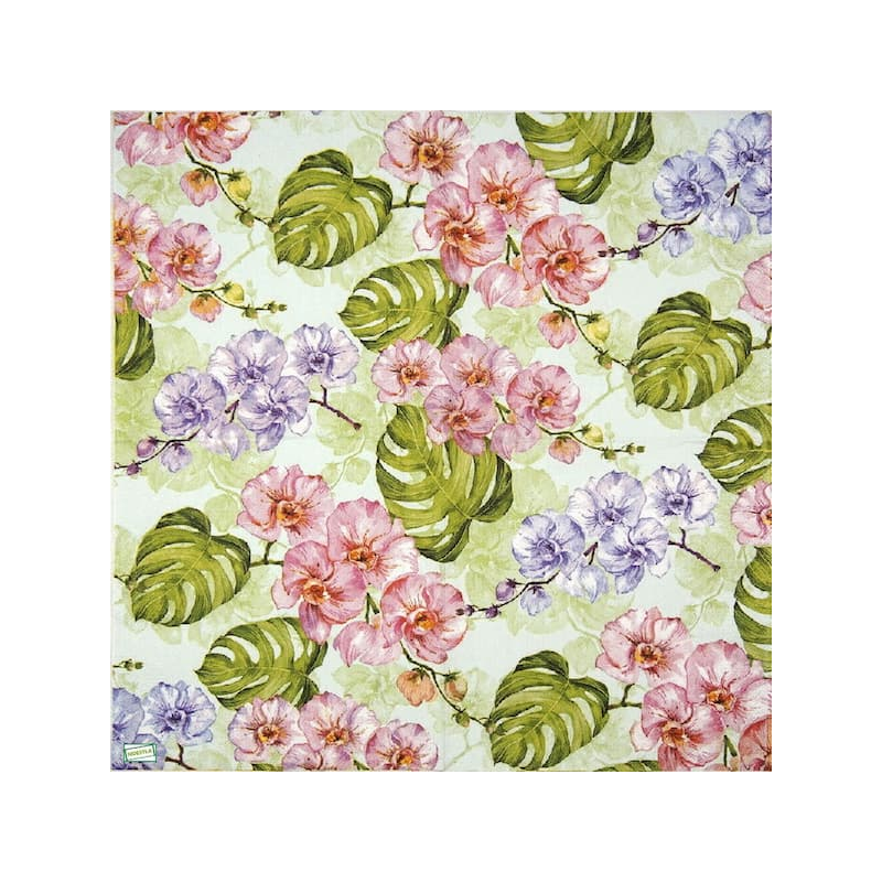 1serviette papier Orchidés -62