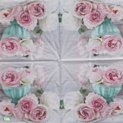 serviette papier Les Roses-123