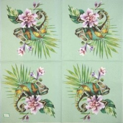 1 serviette Le Caméléon -5