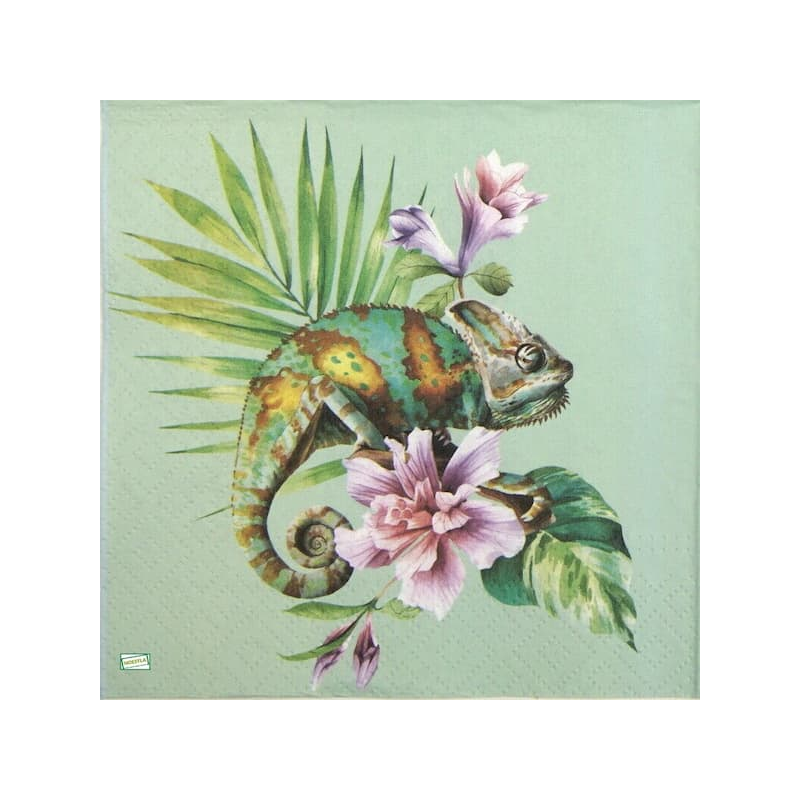 1 serviette Le Caméléon -5