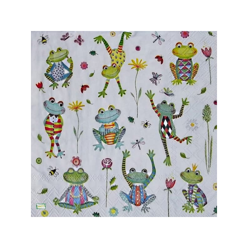 1serviette Grenouilles-8