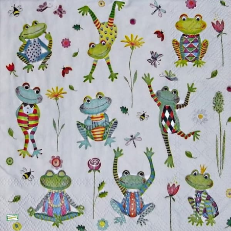 1serviette Grenouilles-8